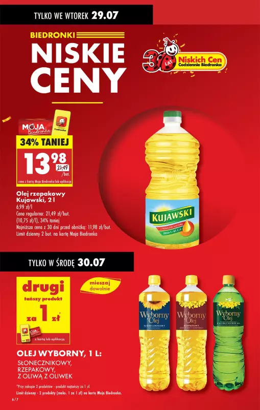 Biedronka - gazetka promocyjna Od poniedziałku od poniedziałku 28.07 do niedzieli 03.08 - strona 10