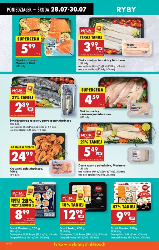 Biedronka - gazetka promocyjna Od poniedziałku od poniedziałku 28.07 do niedzieli 03.08 - strona 38