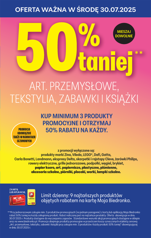 Biedronka - gazetka promocyjna Od poniedziałku od poniedziałku 28.07 do niedzieli 03.08 - strona 7