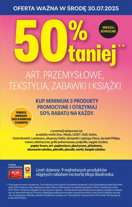 Biedronka - gazetka promocyjna Od poniedziałku od poniedziałku 28.07 do niedzieli 03.08 - strona 7