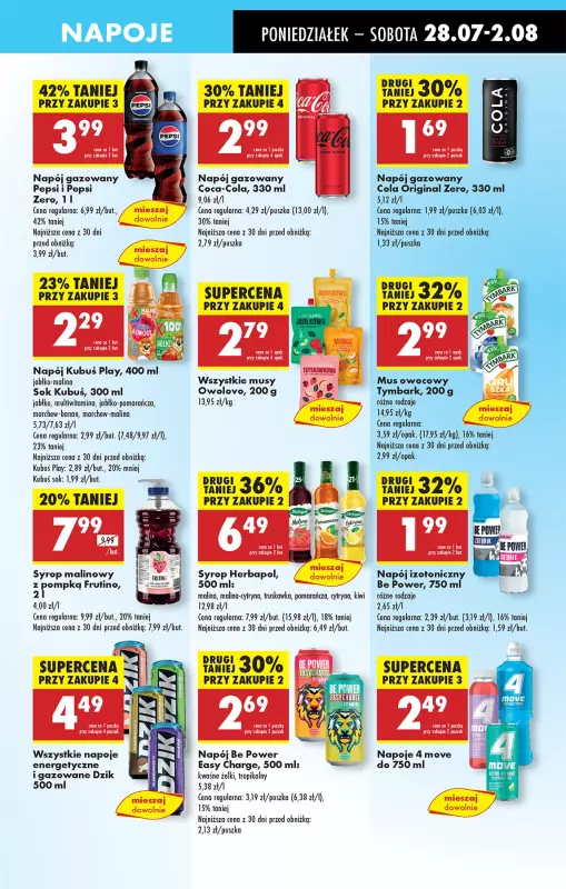 Biedronka - gazetka promocyjna Od poniedziałku od poniedziałku 28.07 do niedzieli 03.08 - strona 61