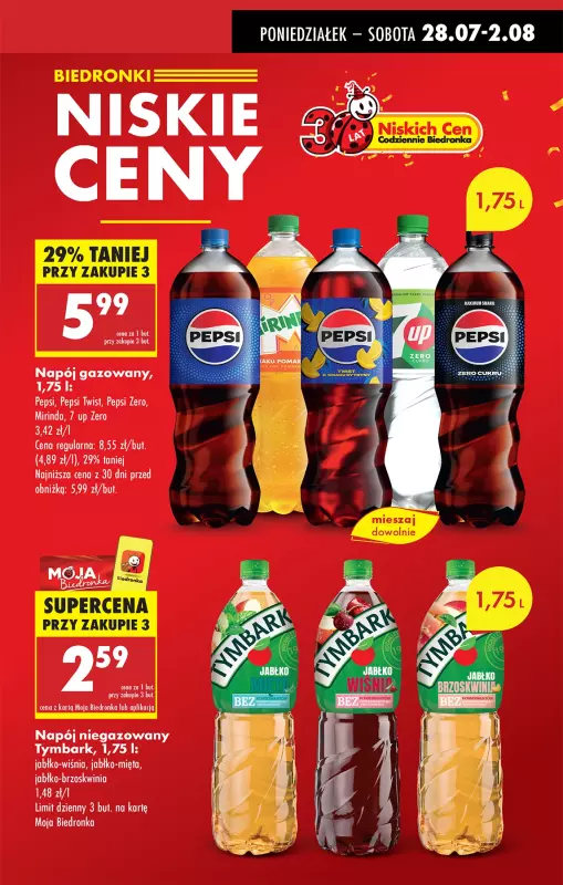 Biedronka - gazetka promocyjna Od poniedziałku, Z ladą tradycyjną od poniedziałku 28.07 do niedzieli 03.08 - strona 15