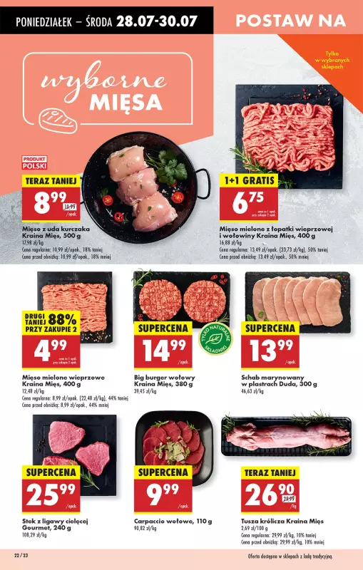 Biedronka - gazetka promocyjna Od poniedziałku, Z ladą tradycyjną od poniedziałku 28.07 do niedzieli 03.08 - strona 30