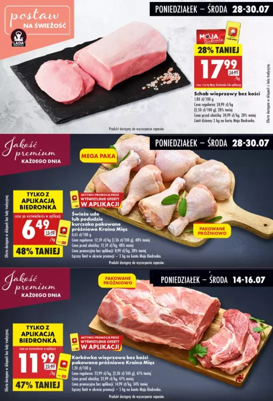Biedronka - gazetka promocyjna Biedronkowe oszczędności od poniedziałku 28.07 do środy 30.07 - strona 5