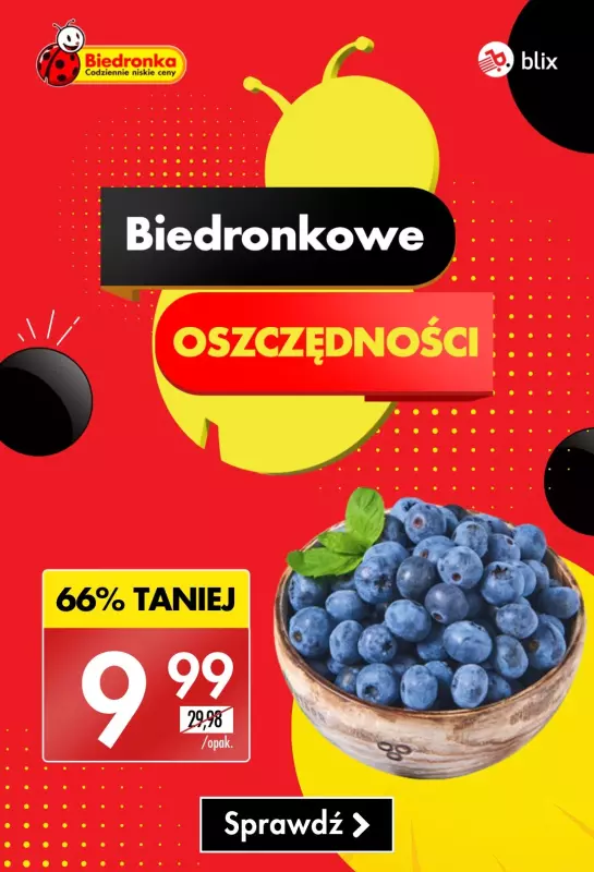 Biedronka - gazetka promocyjna Biedronkowe oszczędności od poniedziałku 28.07 do środy 30.07