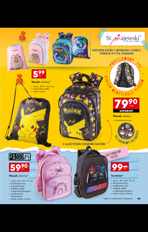 Biedronka - gazetka promocyjna Oferta Back To School - Złap zajawkę na wyprawkę!  do niedzieli 31.08 - strona 99