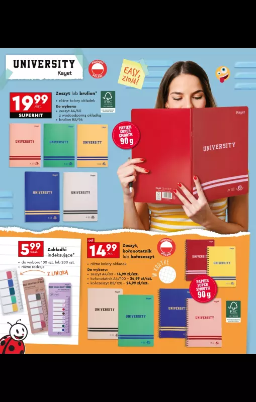 Biedronka - gazetka promocyjna Oferta Back To School - Złap zajawkę na wyprawkę!  do niedzieli 31.08 - strona 34