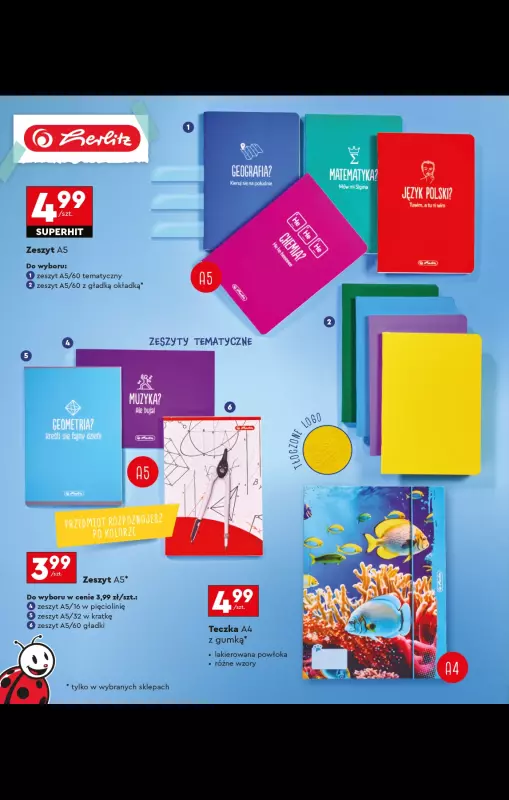 Biedronka - gazetka promocyjna Oferta Back To School - Złap zajawkę na wyprawkę!  do niedzieli 31.08 - strona 82