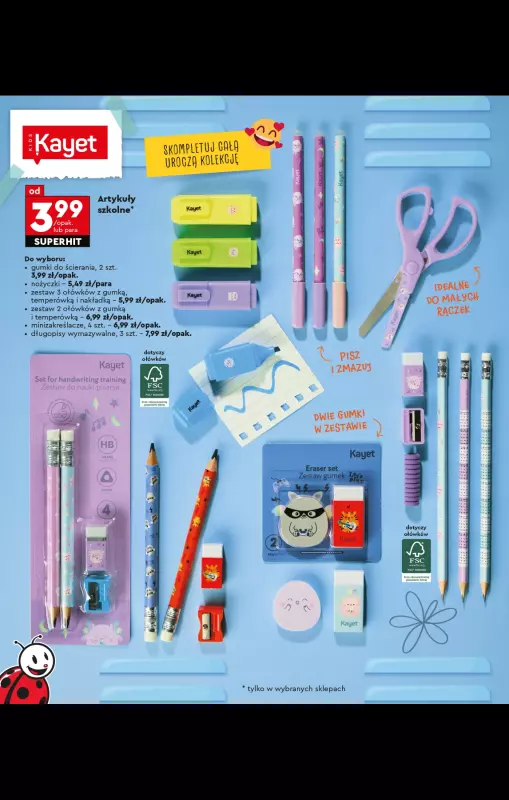 Biedronka - gazetka promocyjna Oferta Back To School - Złap zajawkę na wyprawkę!  do niedzieli 31.08 - strona 20