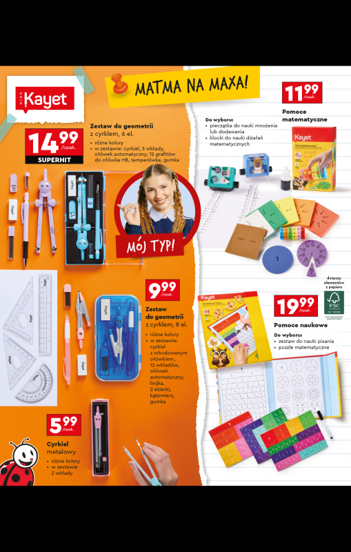 Biedronka - gazetka promocyjna Oferta Back To School - Złap zajawkę na wyprawkę!  do niedzieli 31.08 - strona 18