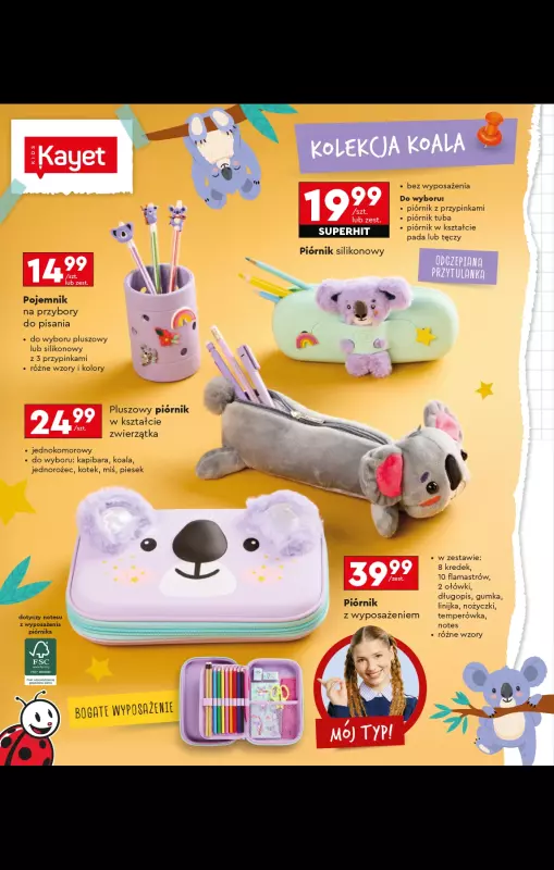 Biedronka - gazetka promocyjna Oferta Back To School - Złap zajawkę na wyprawkę!  do niedzieli 31.08 - strona 12