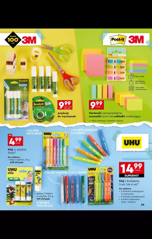 Biedronka - gazetka promocyjna Oferta Back To School - Złap zajawkę na wyprawkę!  do niedzieli 31.08 - strona 93