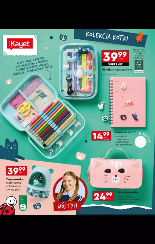 Biedronka - gazetka promocyjna Oferta Back To School - Złap zajawkę na wyprawkę!  do niedzieli 31.08 - strona 10