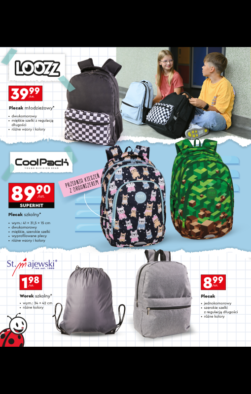 Biedronka - gazetka promocyjna Oferta Back To School - Złap zajawkę na wyprawkę!  do niedzieli 31.08 - strona 98