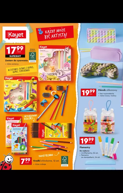 Biedronka - gazetka promocyjna Oferta Back To School - Złap zajawkę na wyprawkę!  do niedzieli 31.08 - strona 16