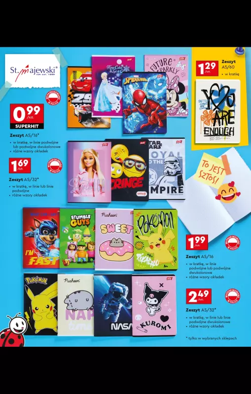 Biedronka - gazetka promocyjna Oferta Back To School - Złap zajawkę na wyprawkę!  do niedzieli 31.08 - strona 50