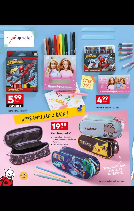 Biedronka - gazetka promocyjna Oferta Back To School - Złap zajawkę na wyprawkę!  do niedzieli 31.08 - strona 46