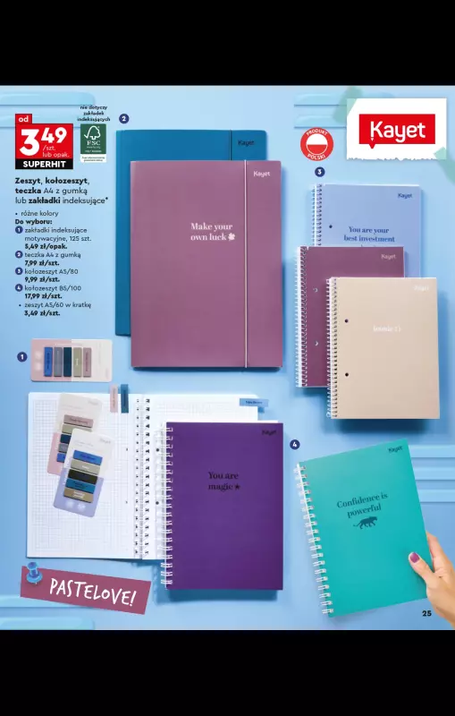 Biedronka - gazetka promocyjna Oferta Back To School - Złap zajawkę na wyprawkę!  do niedzieli 31.08 - strona 25