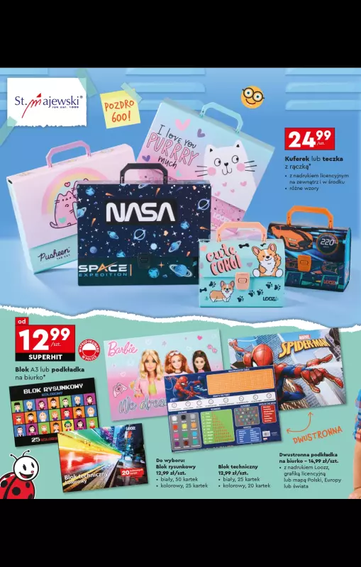 Biedronka - gazetka promocyjna Oferta Back To School - Złap zajawkę na wyprawkę!  do niedzieli 31.08 - strona 54