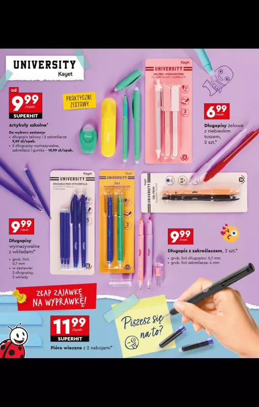 Biedronka - gazetka promocyjna Oferta Back To School - Złap zajawkę na wyprawkę!  do niedzieli 31.08 - strona 32