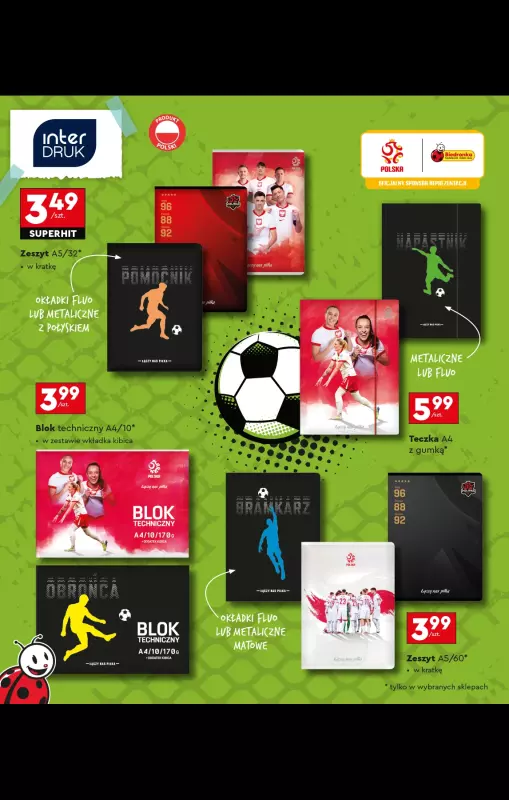 Biedronka - gazetka promocyjna Oferta Back To School - Złap zajawkę na wyprawkę!  do niedzieli 31.08 - strona 42