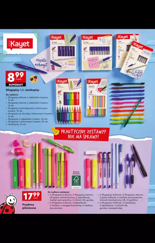 Biedronka - gazetka promocyjna Oferta Back To School - Złap zajawkę na wyprawkę!  do niedzieli 31.08 - strona 30