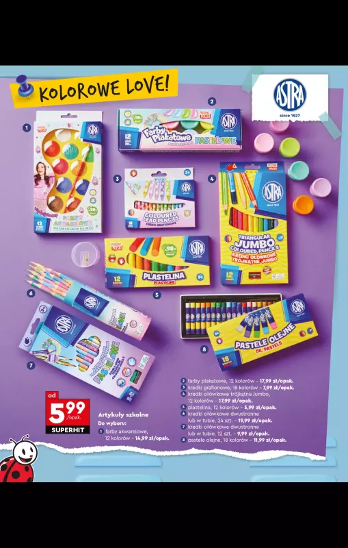 Biedronka - gazetka promocyjna Oferta Back To School - Złap zajawkę na wyprawkę!  do niedzieli 31.08 - strona 38