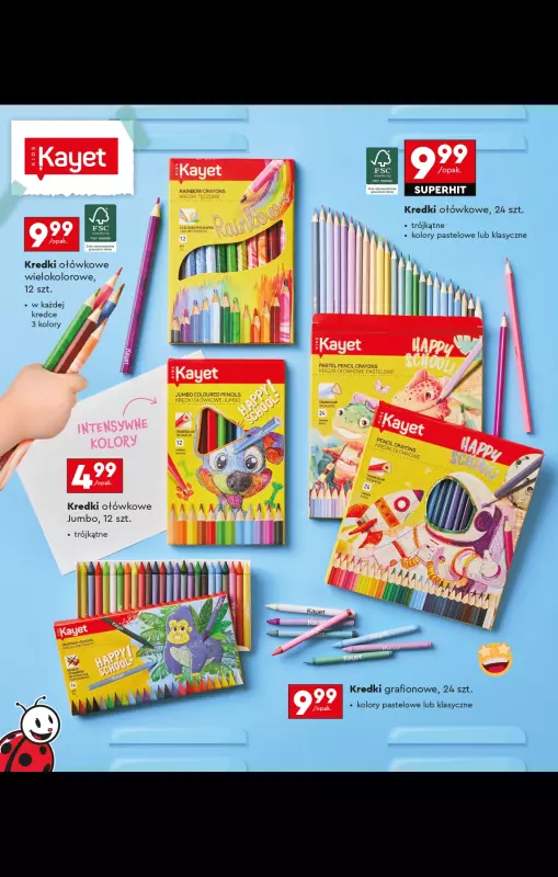 Biedronka - gazetka promocyjna Oferta Back To School - Złap zajawkę na wyprawkę!  do niedzieli 31.08 - strona 14