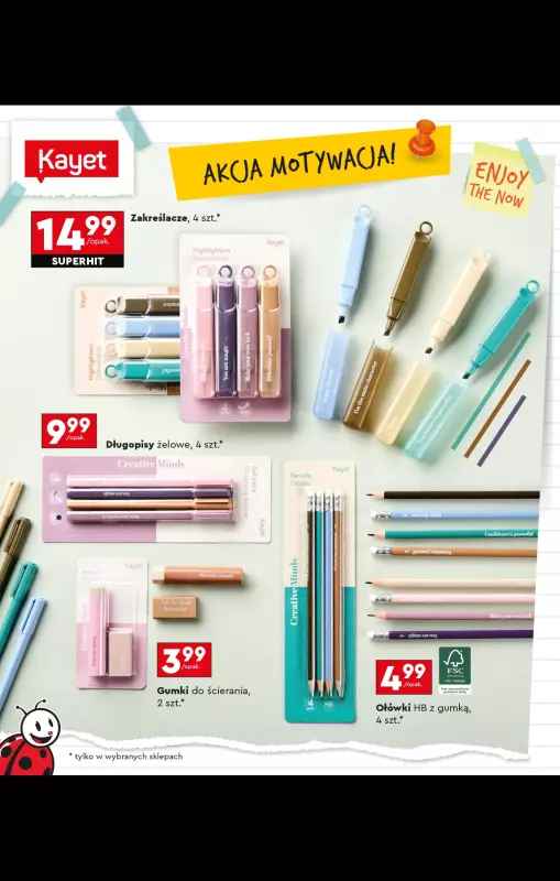 Biedronka - gazetka promocyjna Oferta Back To School - Złap zajawkę na wyprawkę!  do niedzieli 31.08 - strona 24
