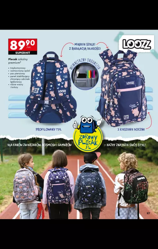 Biedronka - gazetka promocyjna Oferta Back To School - Złap zajawkę na wyprawkę!  do niedzieli 31.08 - strona 97