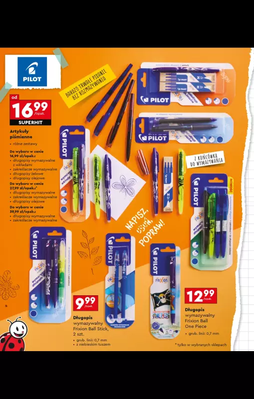 Biedronka - gazetka promocyjna Oferta Back To School - Złap zajawkę na wyprawkę!  do niedzieli 31.08 - strona 90