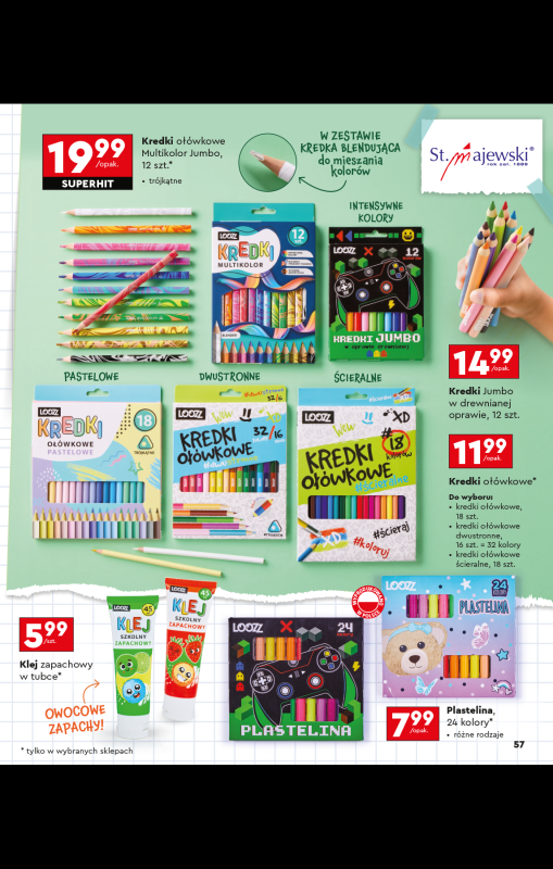 Biedronka - gazetka promocyjna Oferta Back To School - Złap zajawkę na wyprawkę!  do niedzieli 31.08 - strona 57