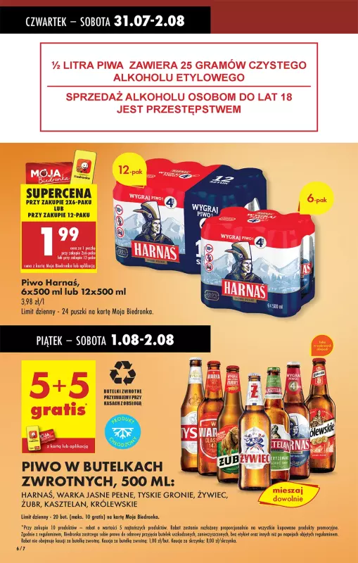 Biedronka - gazetka promocyjna Od czwartku od czwartku 31.07 do środy 06.08 - strona 8