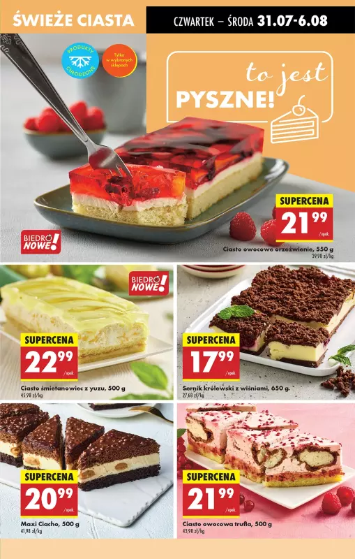 Biedronka - gazetka promocyjna Od czwartku, Z ladą tradycyjną od czwartku 31.07 do środy 06.08 - strona 33