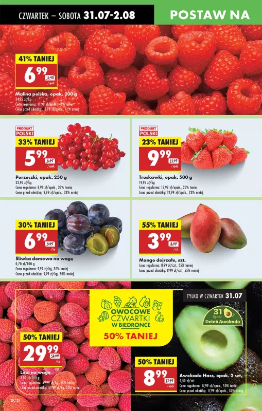 Biedronka - gazetka promocyjna Od czwartku, Z ladą tradycyjną od czwartku 31.07 do środy 06.08 - strona 28