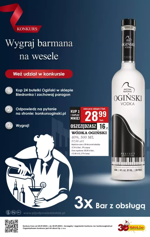 Biedronka - gazetka promocyjna Czas na Toast! od środy 30.07 do soboty 09.08 - strona 24