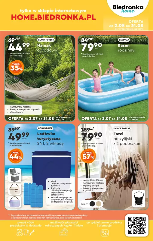 Biedronka - gazetka promocyjna Okazje tygodnia od 4.08 od poniedziałku 04.08 do środy 20.08 - strona 47