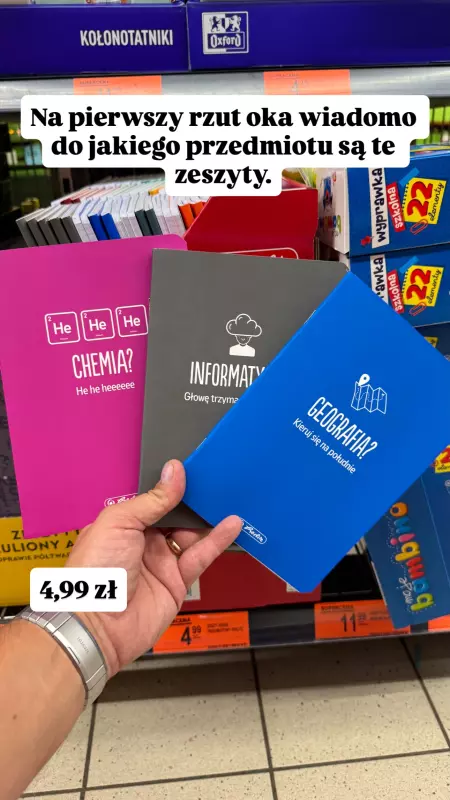 Biedronka - gazetka promocyjna Wasze Inspiracje w Biedronce - wyprawka szkolna   - strona 3