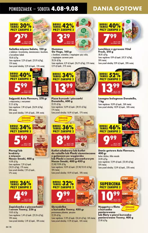 Biedronka - gazetka promocyjna Od poniedziałku, Z ladą tradycyjną od poniedziałku 04.08 do niedzieli 10.08 - strona 48