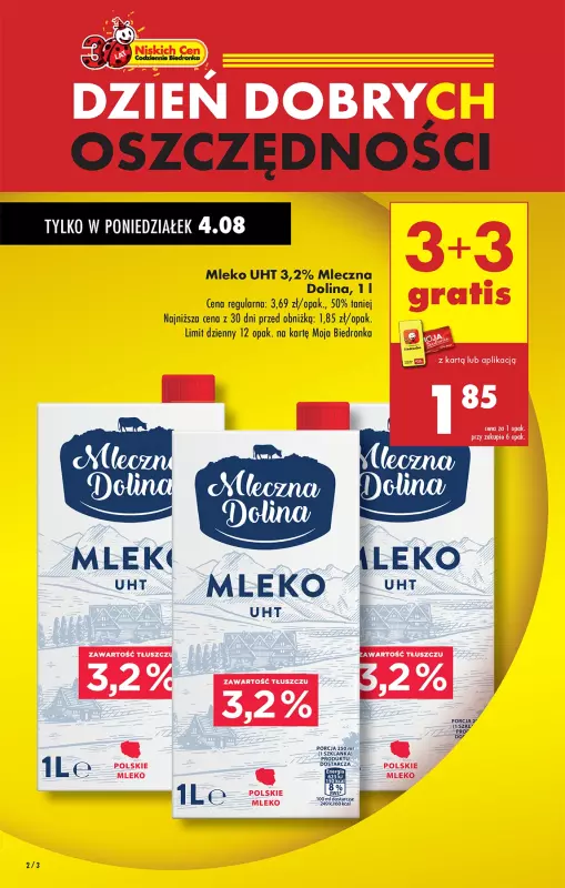 Biedronka - gazetka promocyjna Od poniedziałku, Z ladą tradycyjną   - strona 2