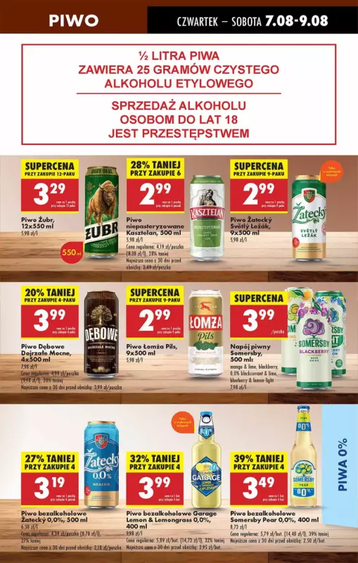 Biedronka - gazetka promocyjna Od czwartku od czwartku 07.08 do środy 13.08 - strona 41