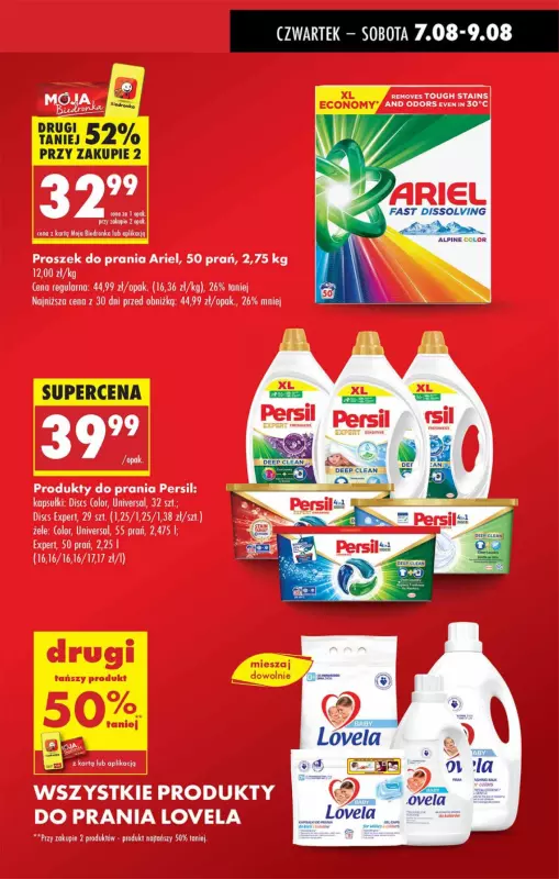 Biedronka - gazetka promocyjna Od czwartku od czwartku 07.08 do środy 13.08 - strona 13