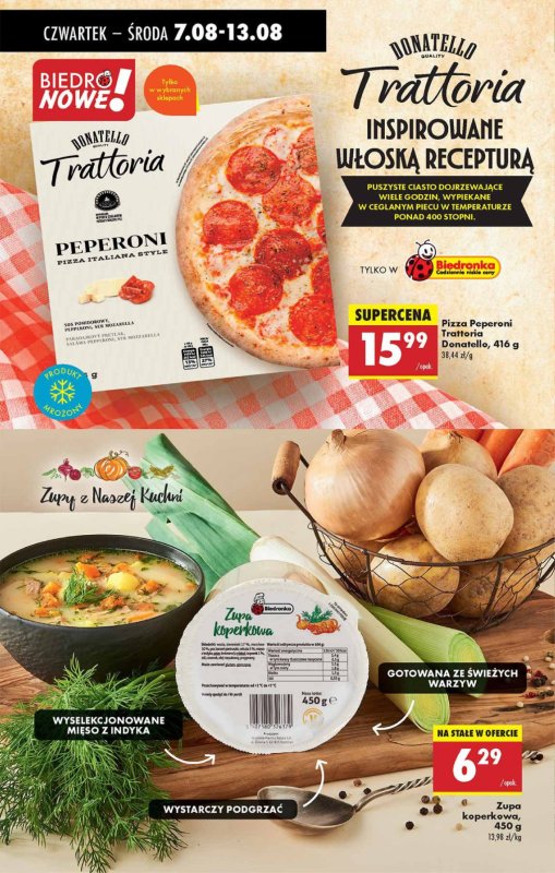 Biedronka - gazetka promocyjna Od czwartku, Z ladą tradycyjną od czwartku 07.08 do środy 13.08 - strona 62