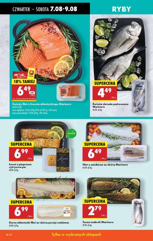 Biedronka - gazetka promocyjna Od czwartku, Z ladą tradycyjną od czwartku 07.08 do środy 13.08 - strona 24