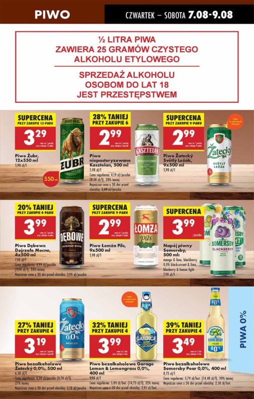 Biedronka - gazetka promocyjna Od czwartku, Z ladą tradycyjną od czwartku 07.08 do środy 13.08 - strona 41
