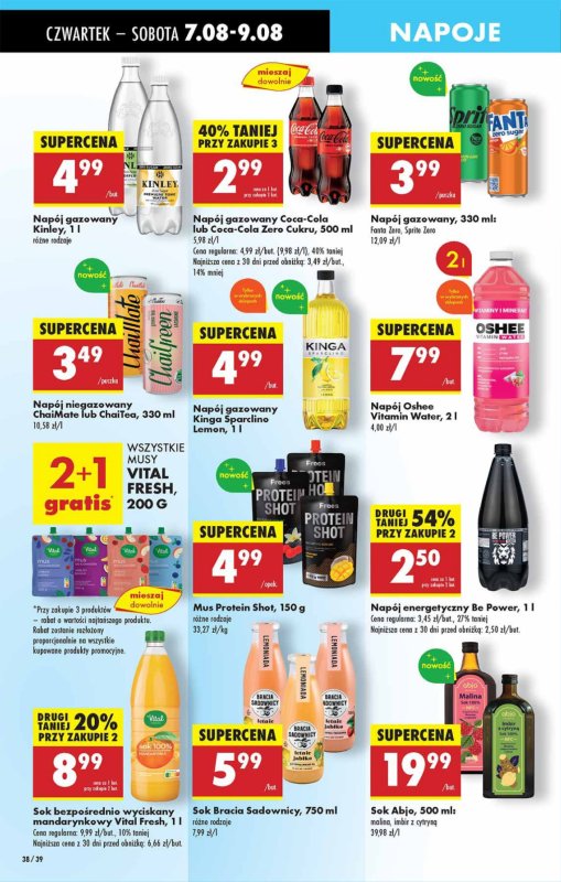 Biedronka - gazetka promocyjna Od czwartku, Z ladą tradycyjną od czwartku 07.08 do środy 13.08 - strona 38