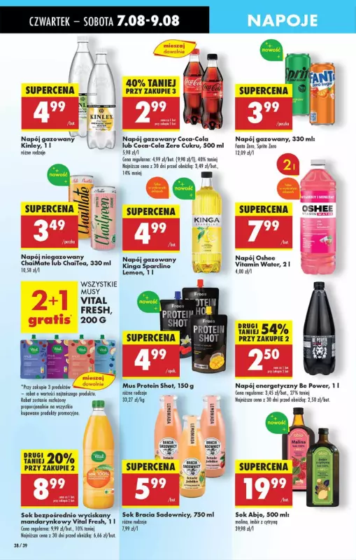 Biedronka - gazetka promocyjna Od czwartku, Z ladą tradycyjną od czwartku 07.08 do środy 13.08 - strona 38