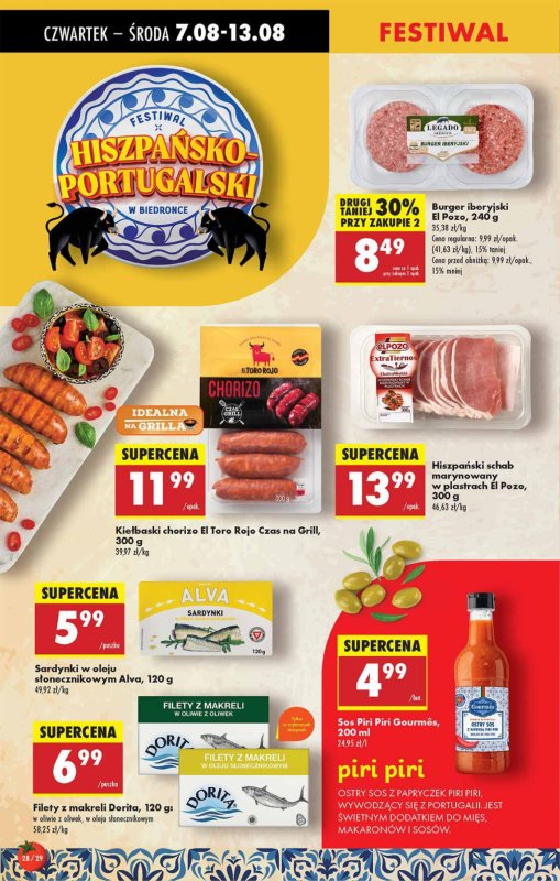 Biedronka - gazetka promocyjna Od czwartku, Z ladą tradycyjną od czwartku 07.08 do środy 13.08 - strona 28