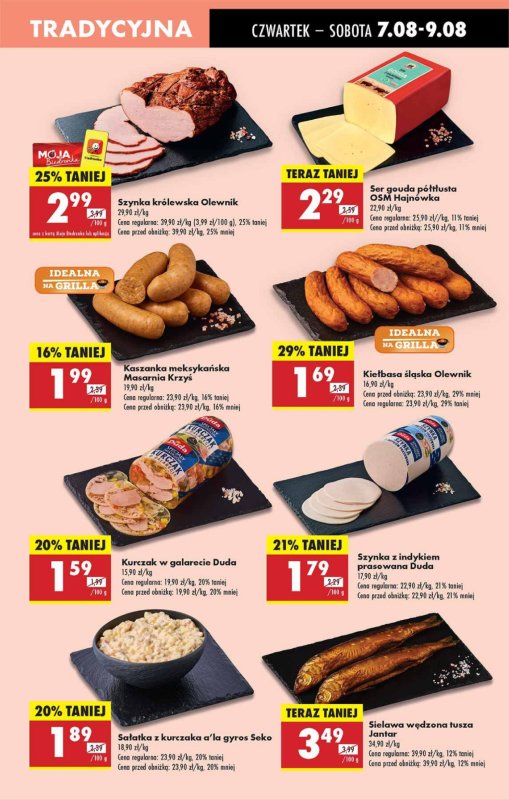 Biedronka - gazetka promocyjna Od czwartku, Z ladą tradycyjną od czwartku 07.08 do środy 13.08 - strona 19