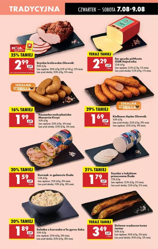 Biedronka - gazetka promocyjna Od czwartku, Z ladą tradycyjną od czwartku 07.08 do środy 13.08 - strona 19